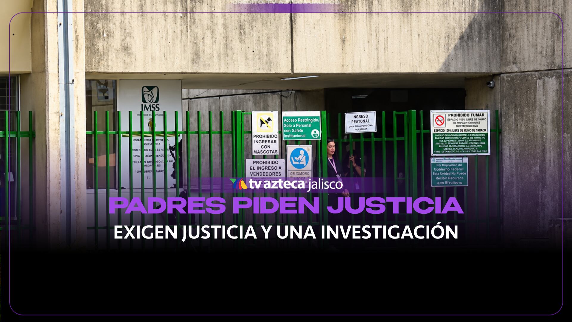 Padres de bebé fallecido en Guadalajara piden justicia y el cierre de una unidad