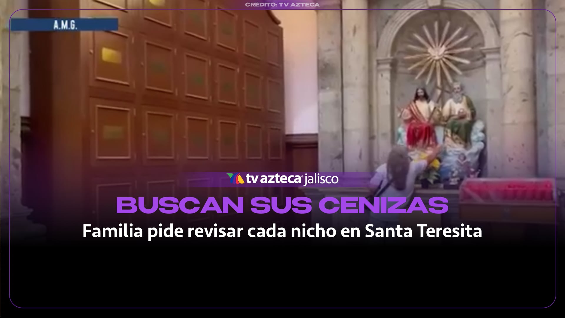 Familia pide revisar nichos de Santa Teresita, Guadalajara, para localizar las cenizas de Claudia