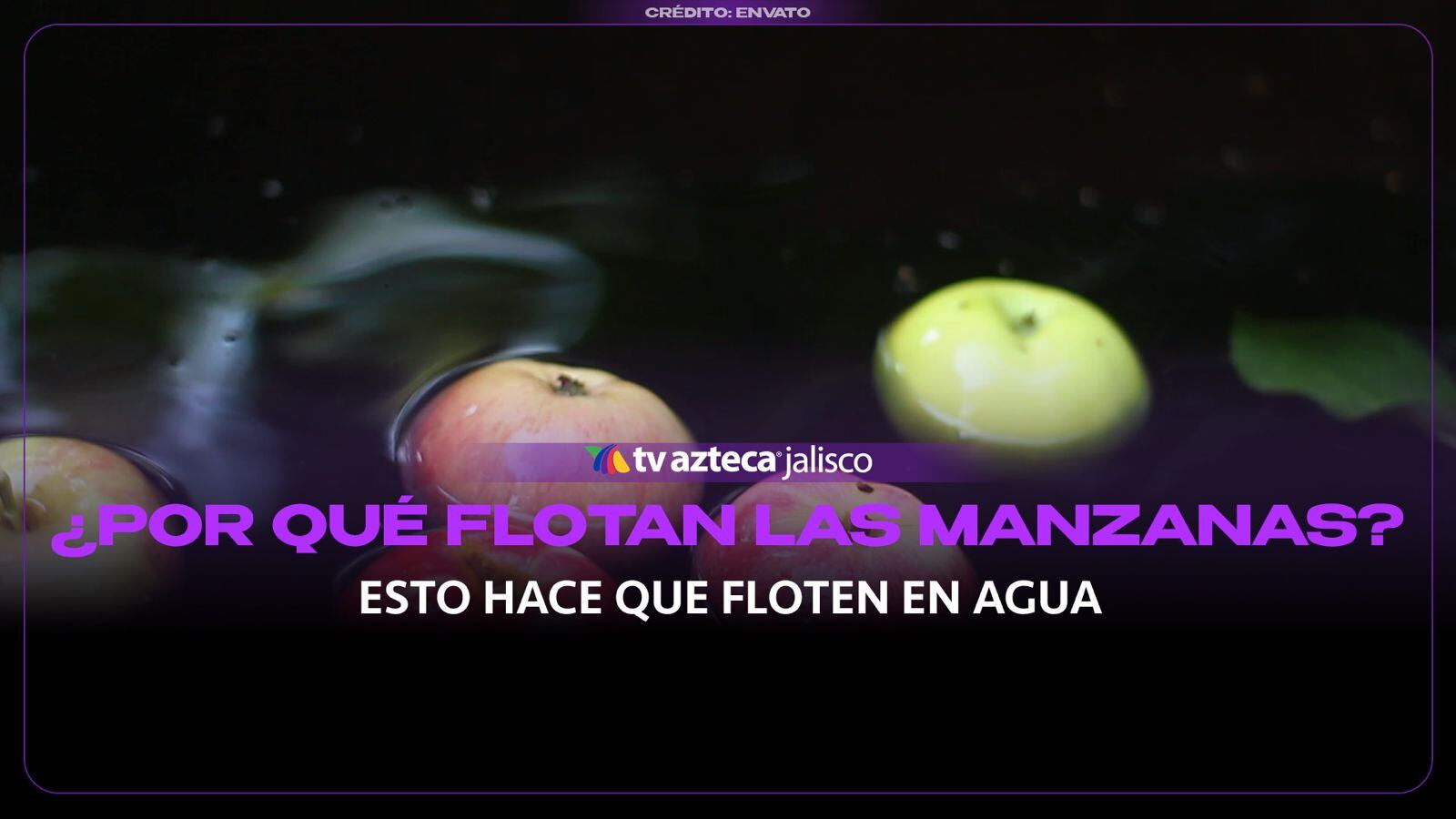 ¿Has intentado hundir una manzana? La ciencia explica por qué siempre flota