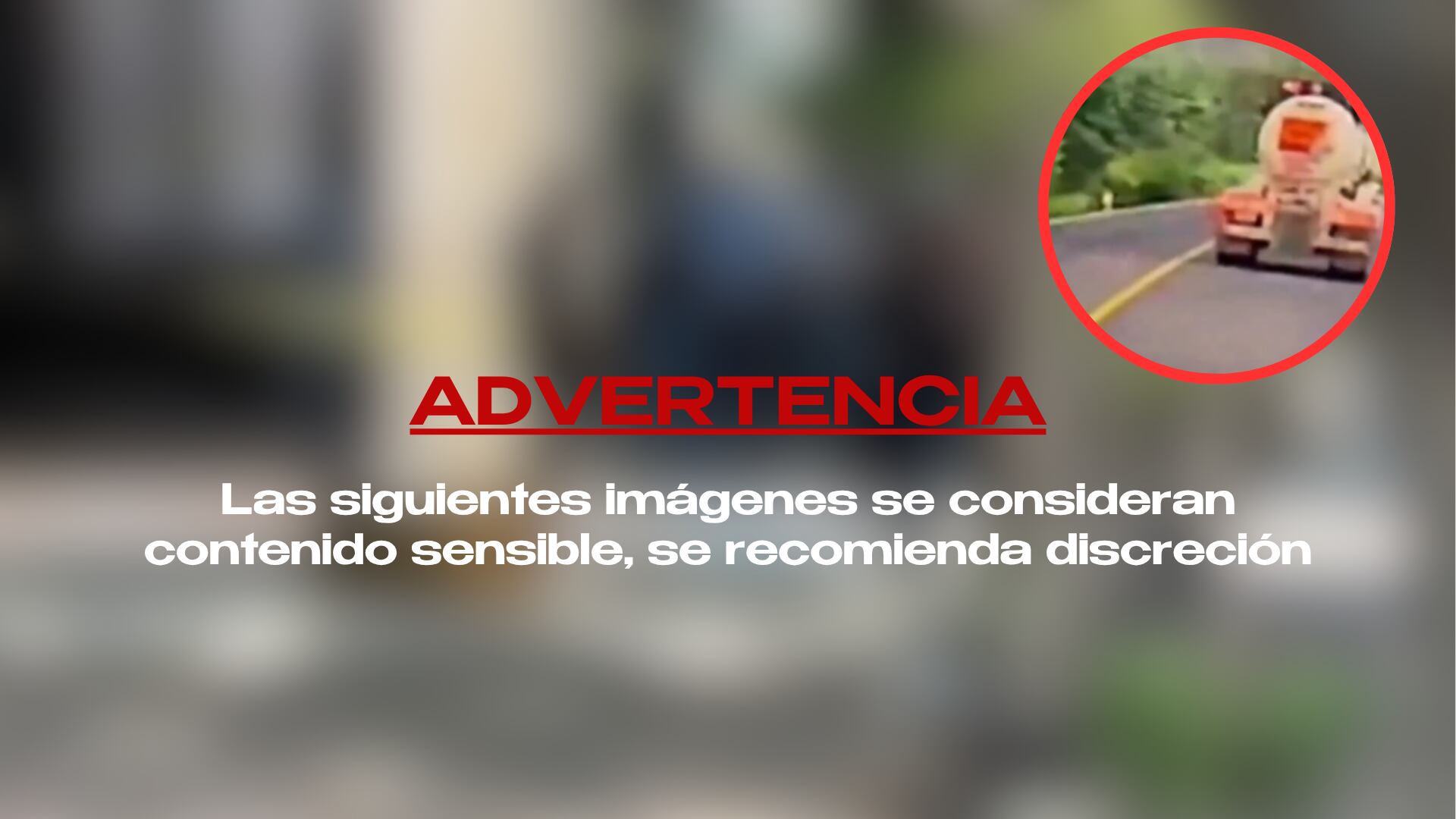 VIDEO | Así fue la volcadura de una pipa con ácido sulfúrico en Sonora