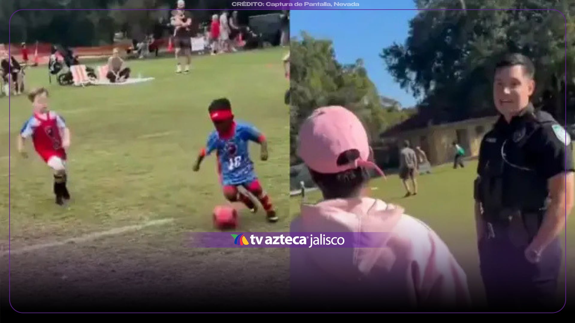 ¡Injusticia total! Niño mete 10 goles, los padres rivales no soportan su talento y le echan a la policía
