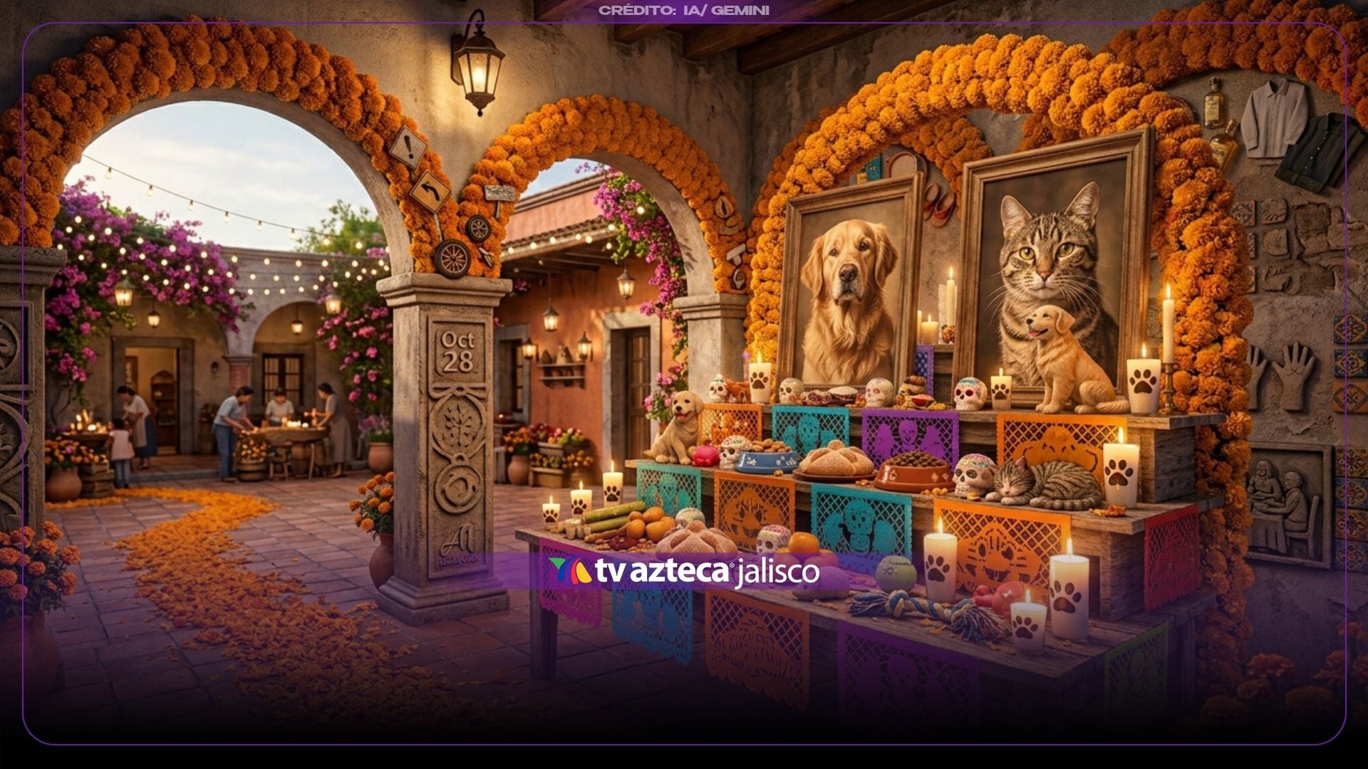 ¿Tu perrito o gatito ya cruzó el arcoíris? Esto debes poner en su ofrenda para recordarlo