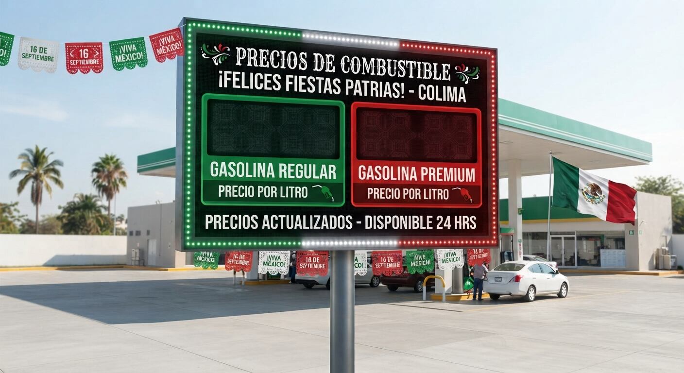 ¿Para dar el grito? Este es el precio de la gasolina en Colima HOY 16 de septiembre