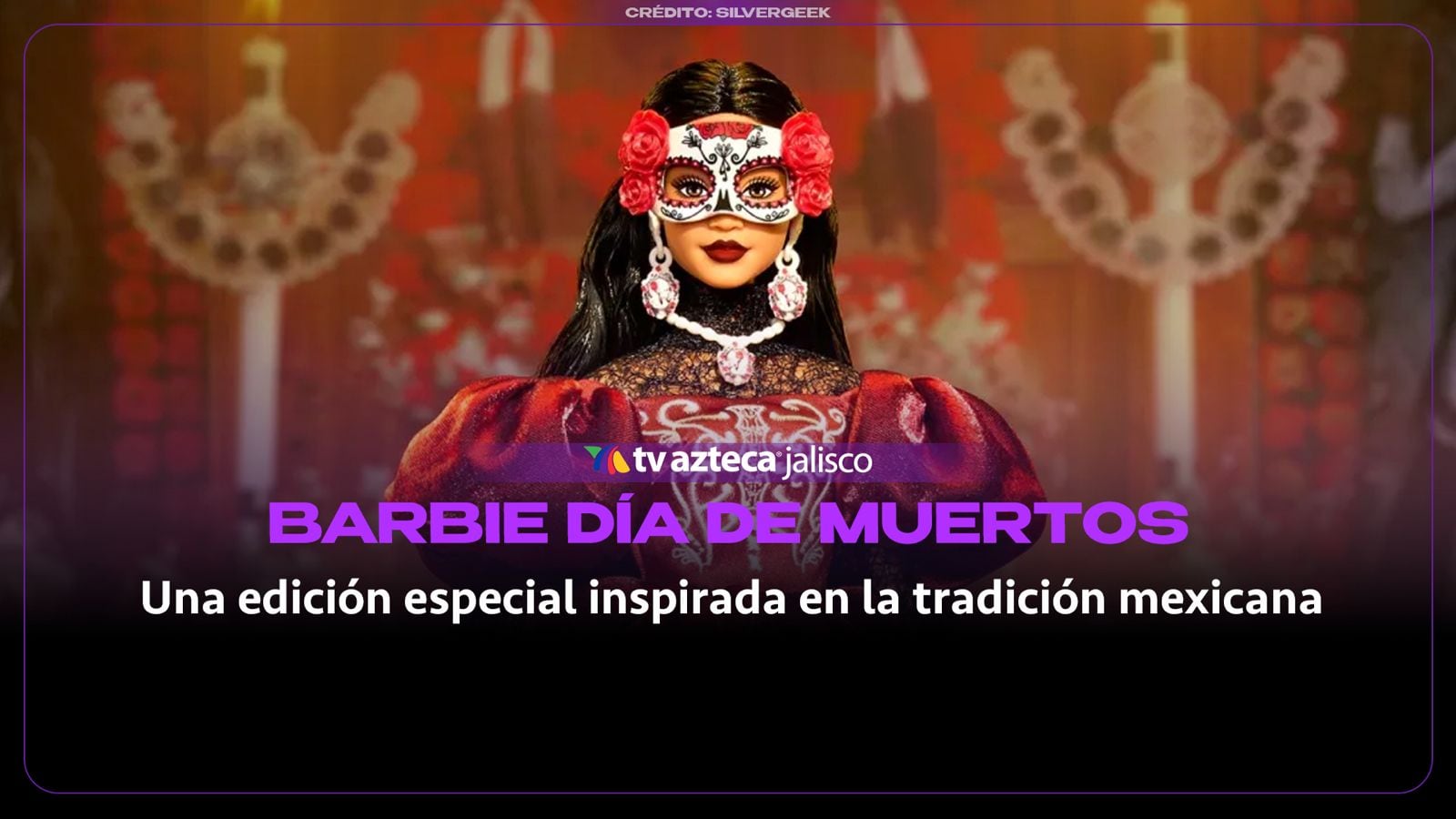 ¡Se viste de Catrina! Así es la nueva muñeca de Día de Muertos que ya conquista a los coleccionistas