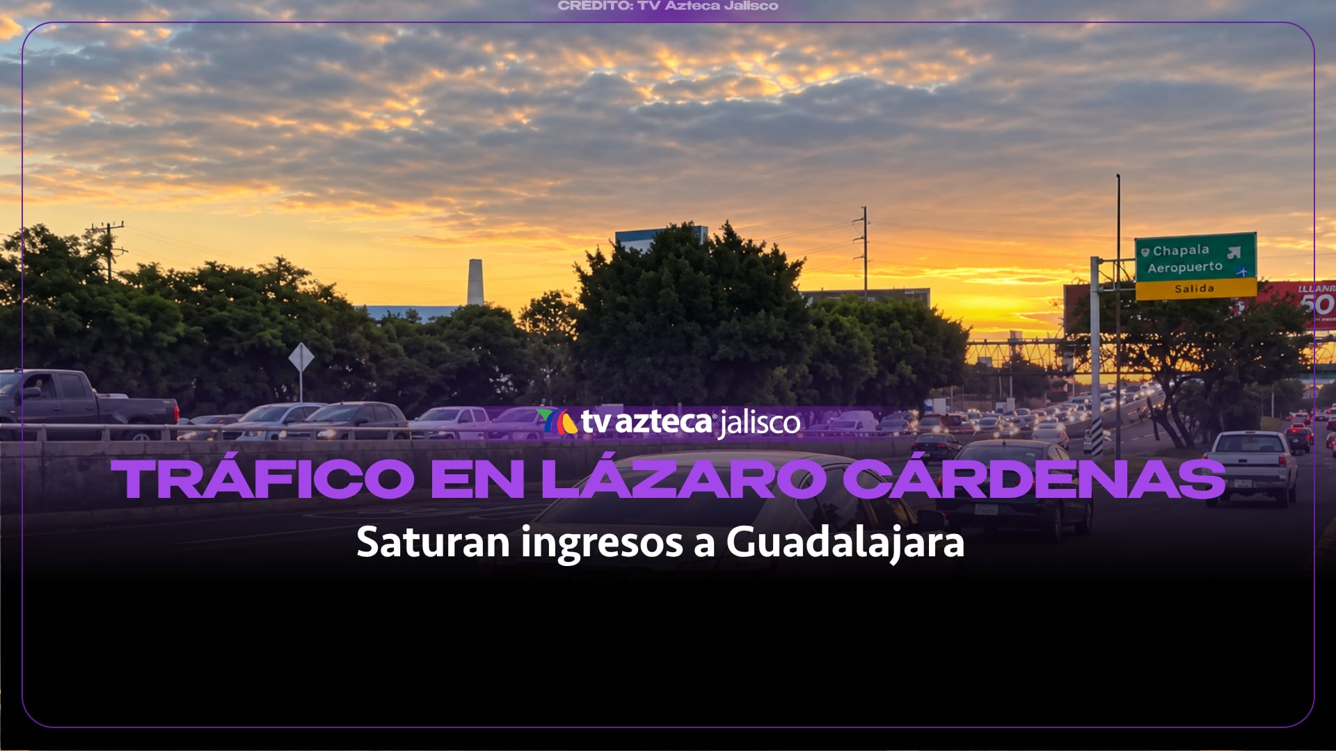 Tráfico intenso en Lázaro Cárdenas: saturan ingresos a Guadalajara este martes