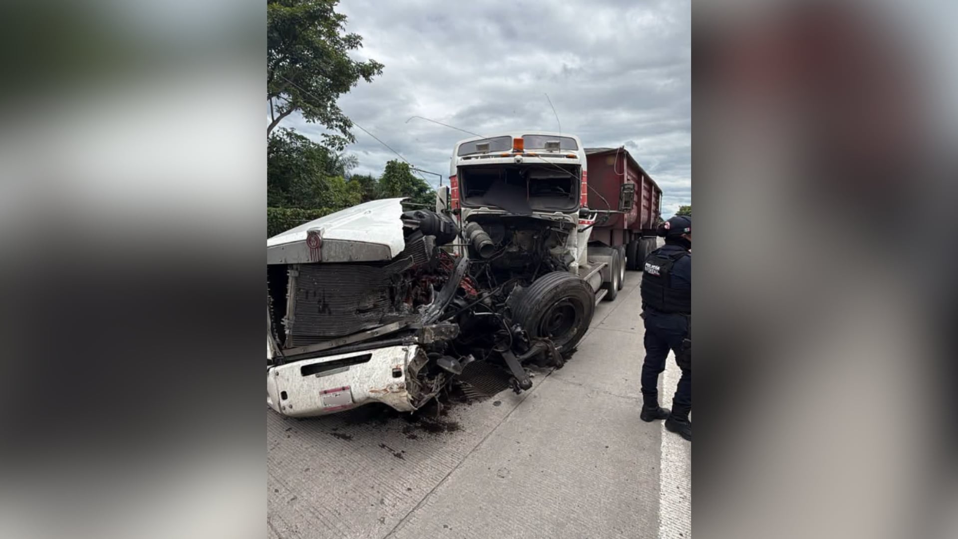 ÚLTIMA HORA | Choque de tráiler provoca afectación vial en el Libramiento de Colima; esto se sabe
