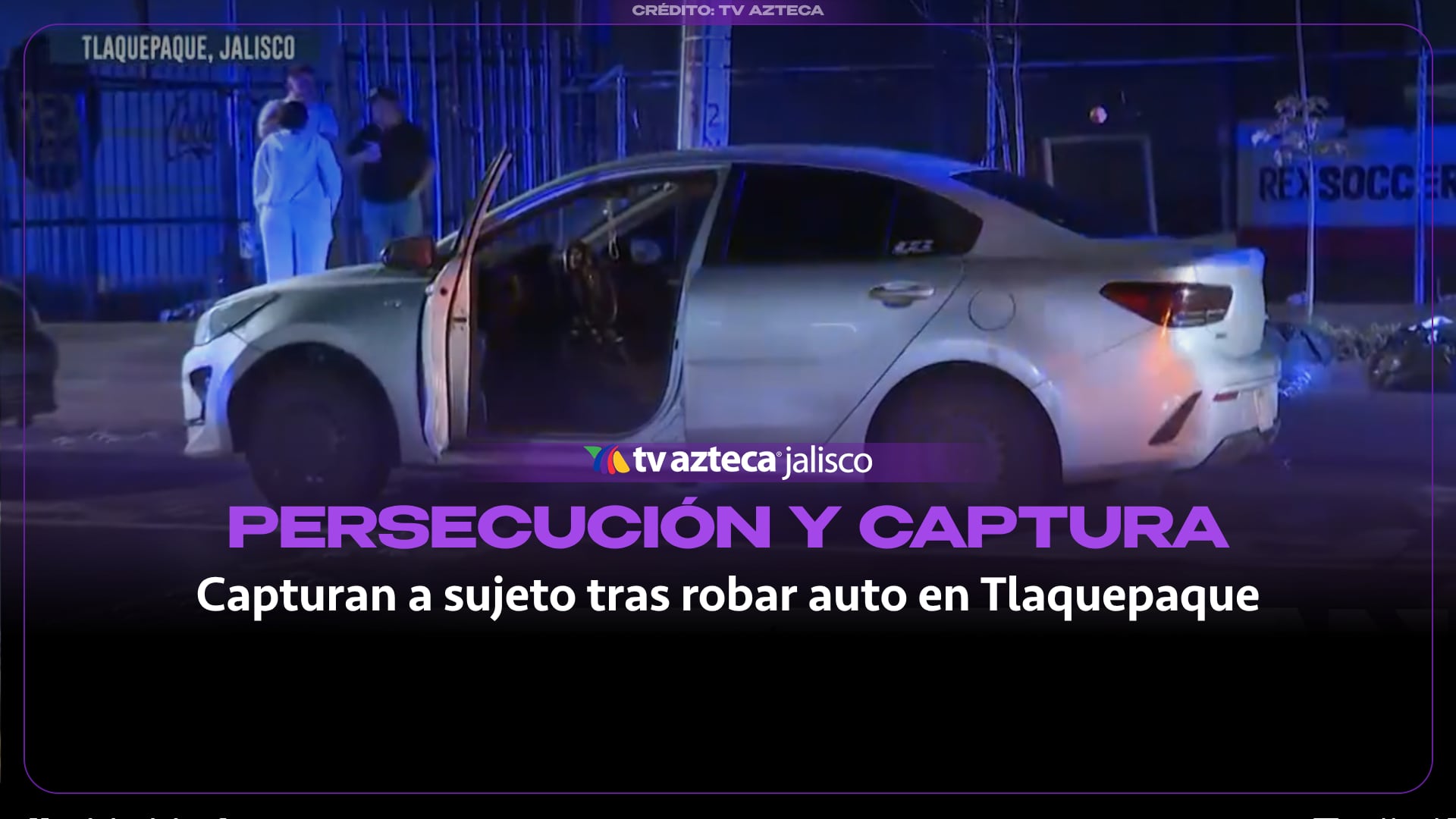 Detienen a sujeto de 43 años tras robar vehículo de plataforma y desatar persecución en Tlaquepaque