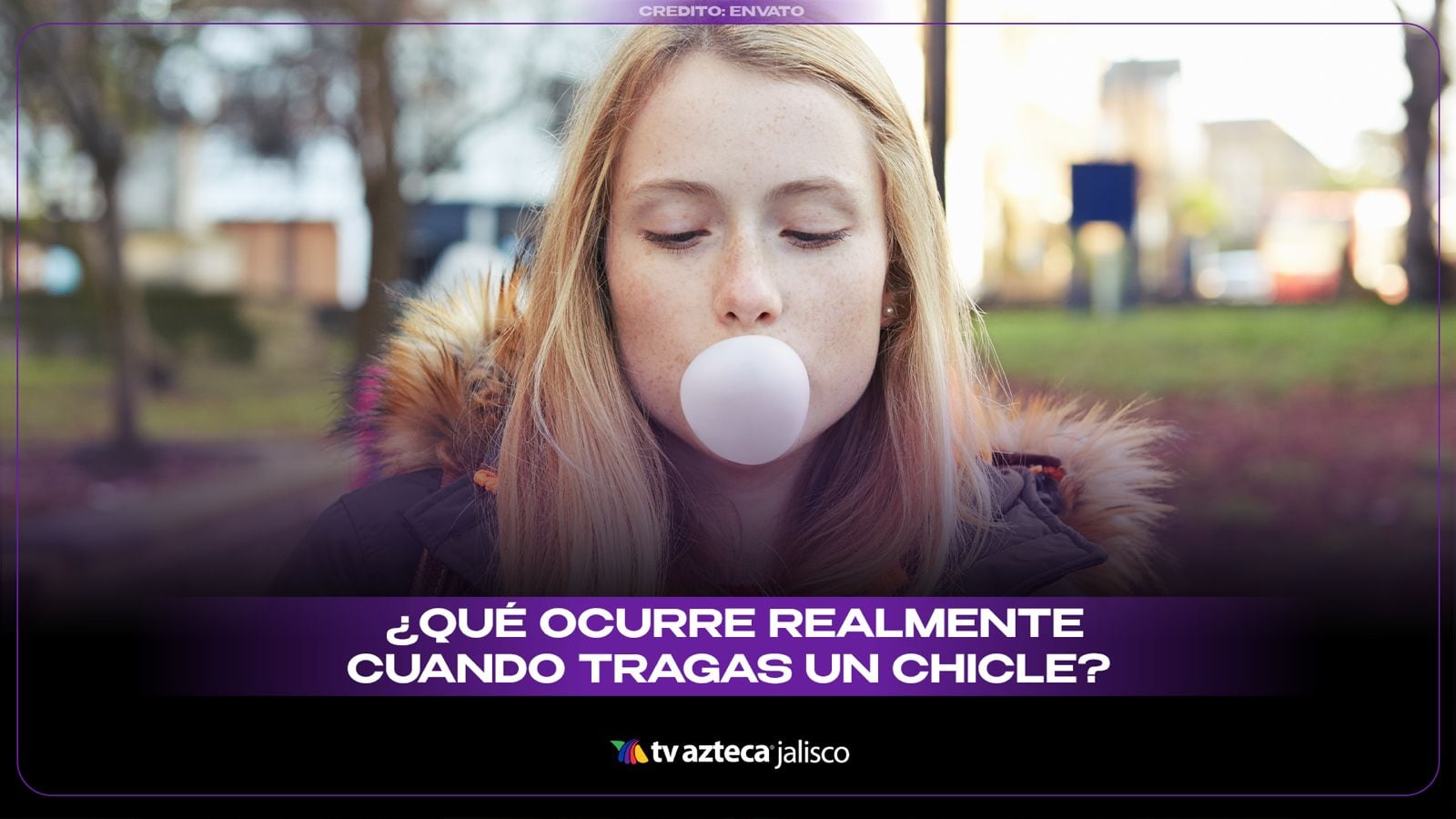 ¿Qué ocurre realmente cuando tragas un chicle?