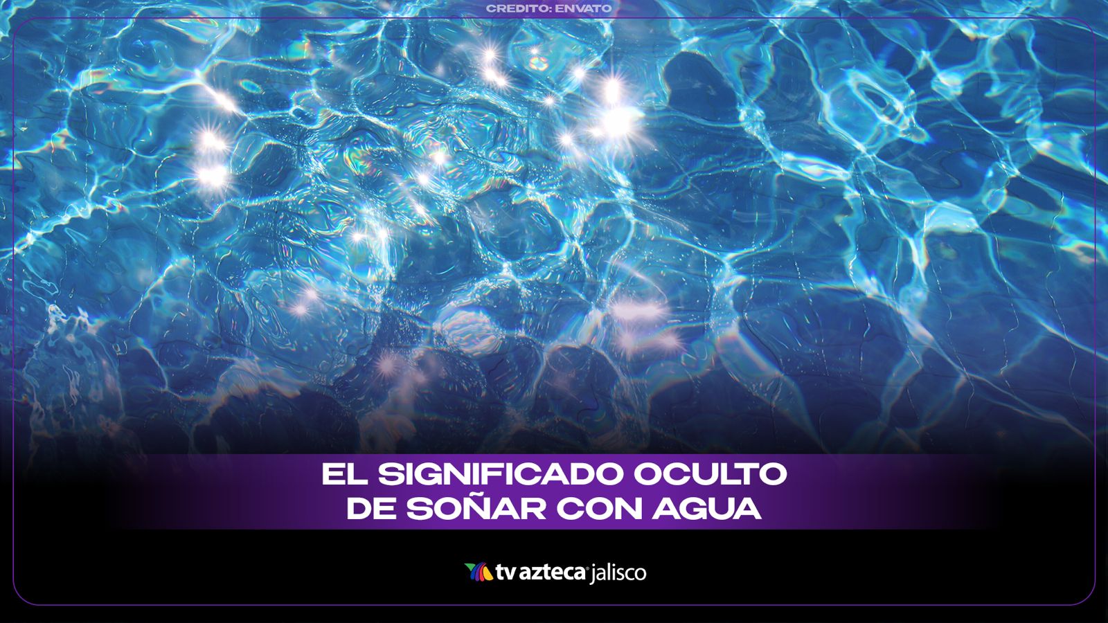 ¿Qué significa soñar con agua? Esto es lo que te trata de decir tu subconsciente