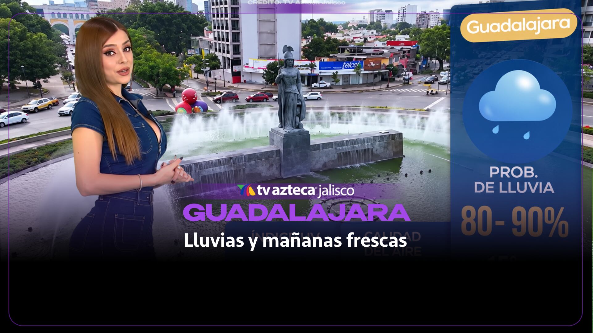 Lluvias y mañanas frescas marcarán el fin de semana en Guadalajara