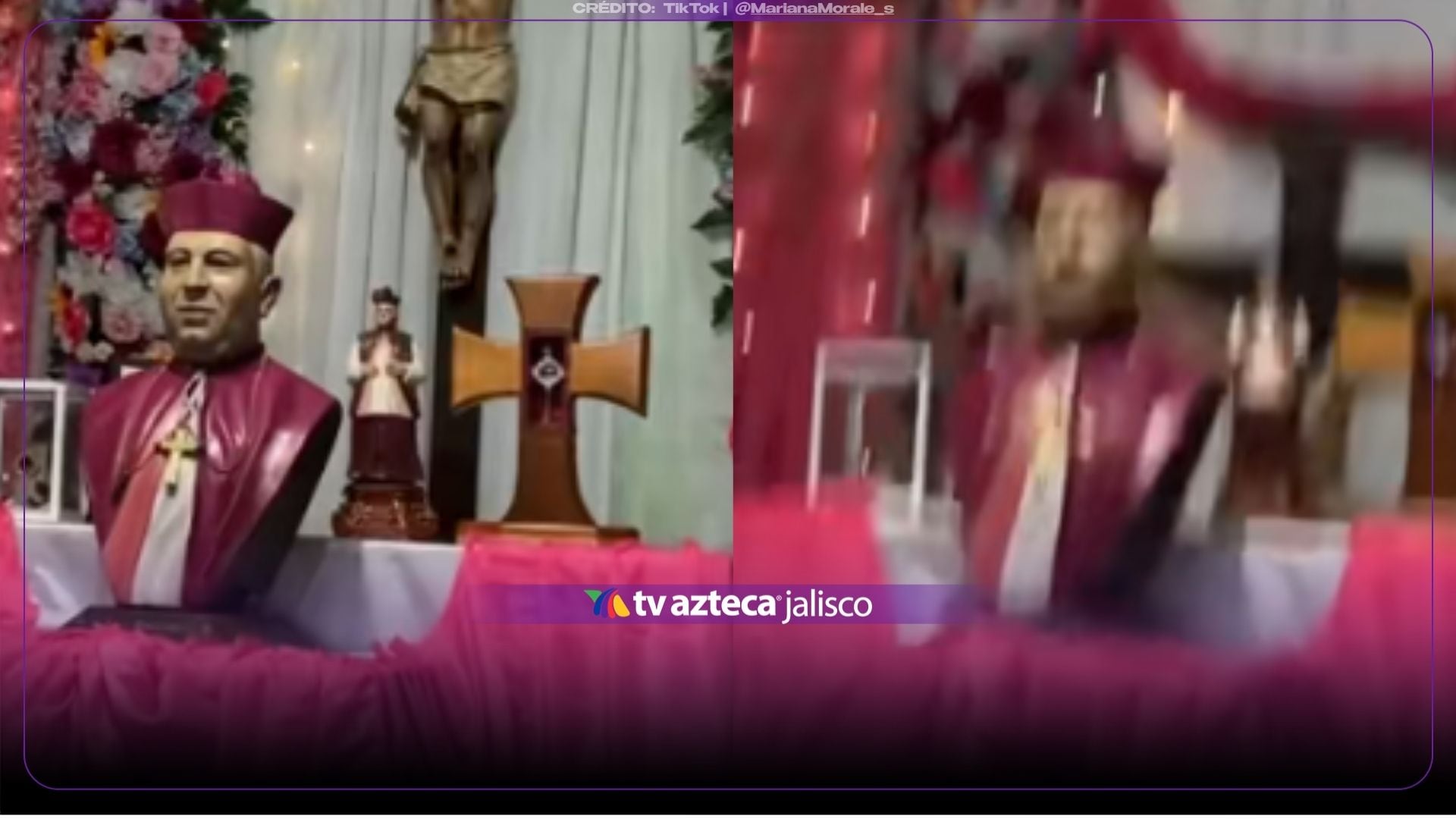 VIDEO | ¡Otra vez! Cae ENORME CRUZ en plena velación en Tomatlán