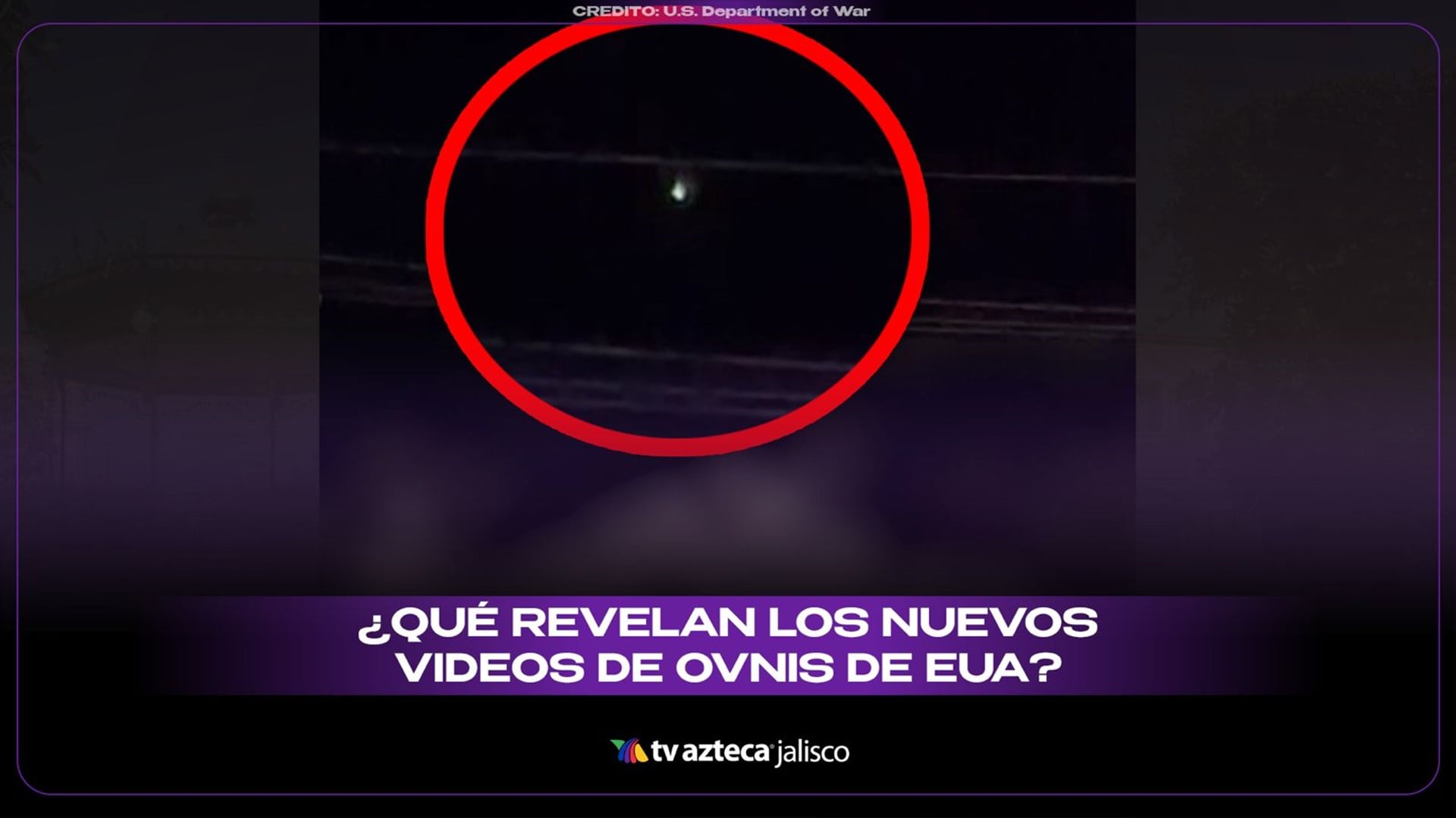 Nuevos archivos de ovnis: Estados Unidos libera videos e imágenes de objetos no identificados