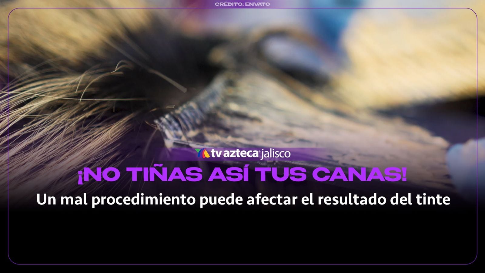 El error que debes evitar al teñirte las canas