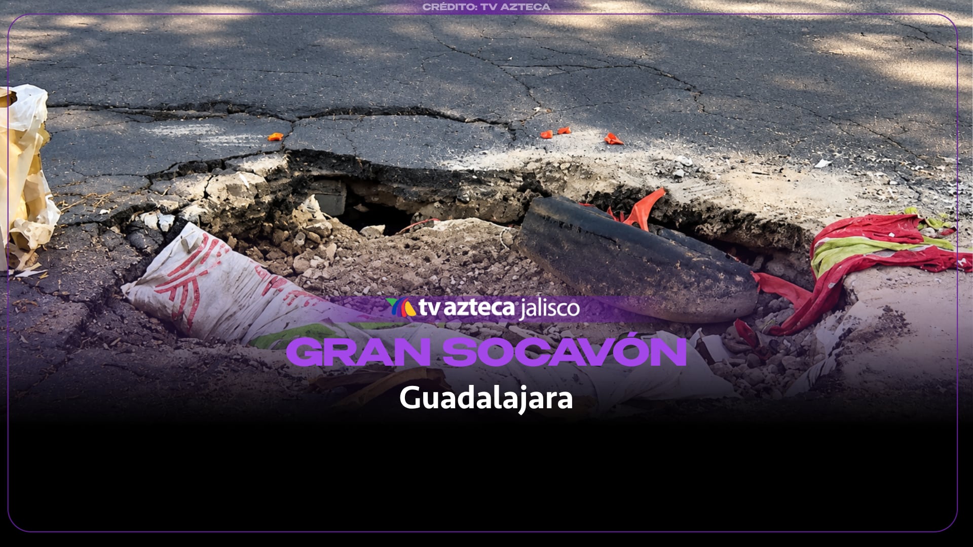 Socavón, basura y robos: el peligro diario que viven en la colonia Ferrocarril de Guadalajara