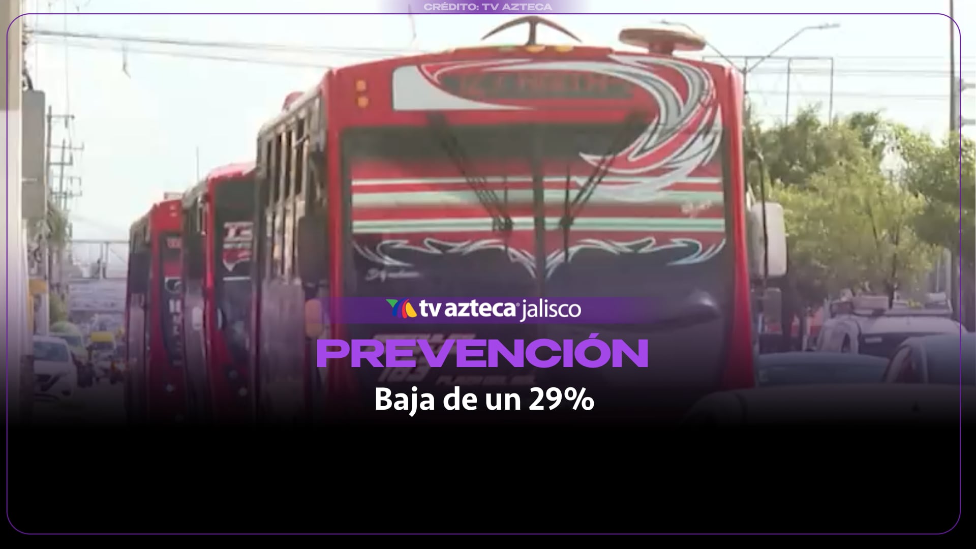 Guadalajara registra una baja en los decesos vinculados al transporte público