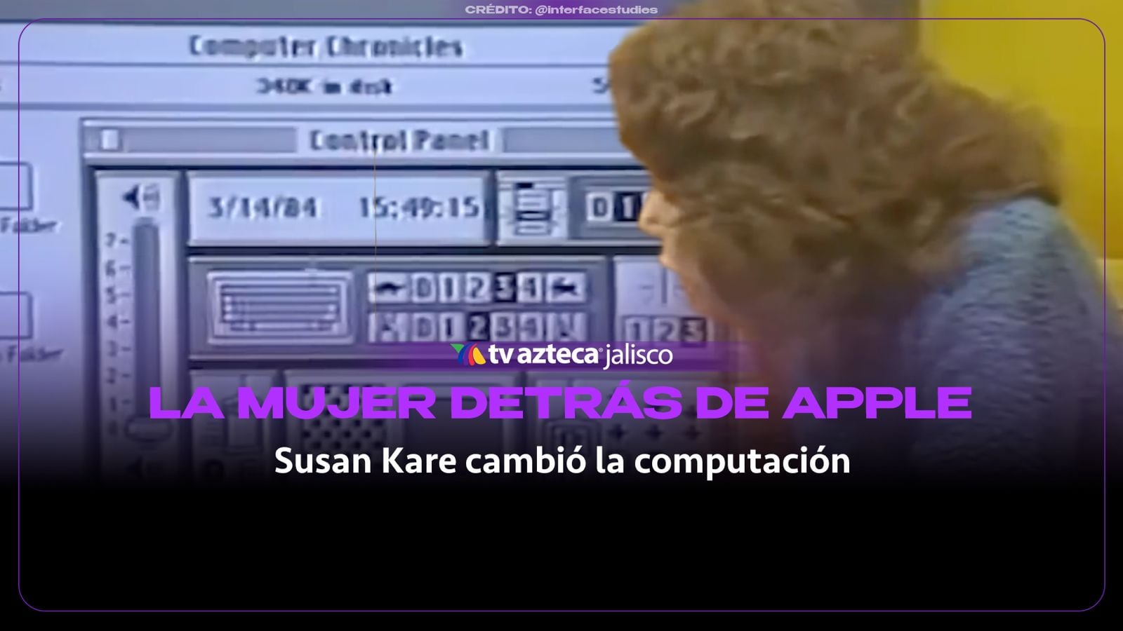 La artista que diseñó la pantalla del primer Macintosh: el legado de Susan Kare | VIDEO