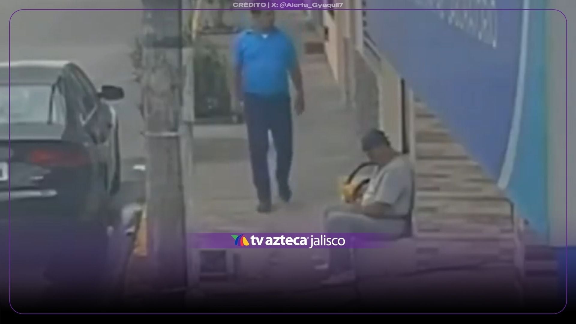 VIDEO | Adulto mayor se queda dormido mientras vendía dulces y sujeto aprovecha para robarle toda la mercancía