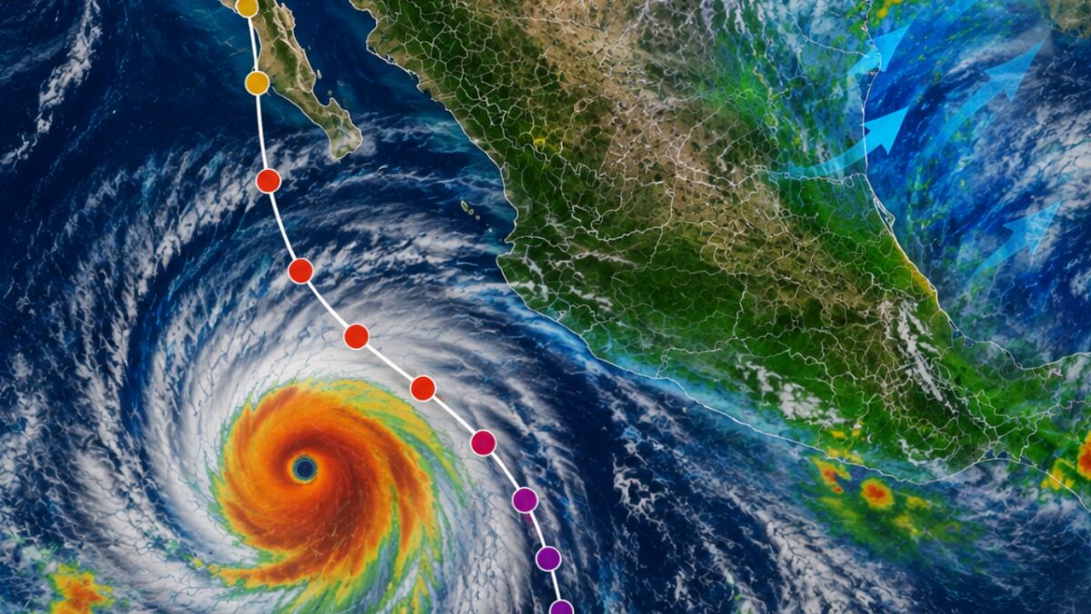 ¿Cómo afectará a Jalisco? Alertan que el huracán Karina se intensifica a categoría 4 en el Océano Pacífico