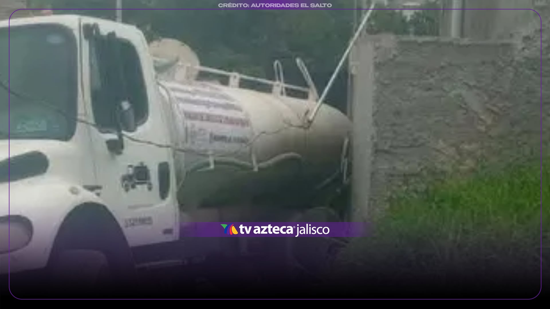 Pipa se IMPACTA contra dos casas en El Salto; ¿qué provocó el accidente?