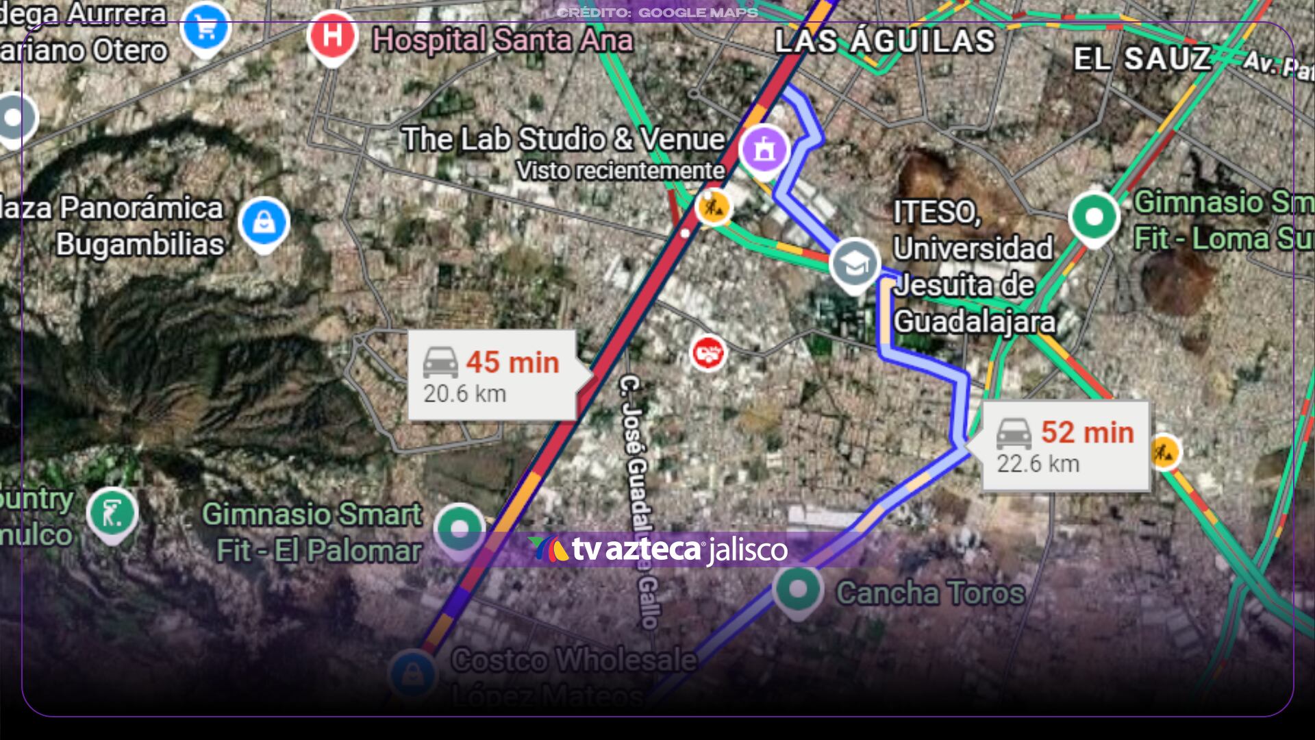 López Mateos HOY: ¿Cómo está el tráfico este sábado 3 de octubre?
