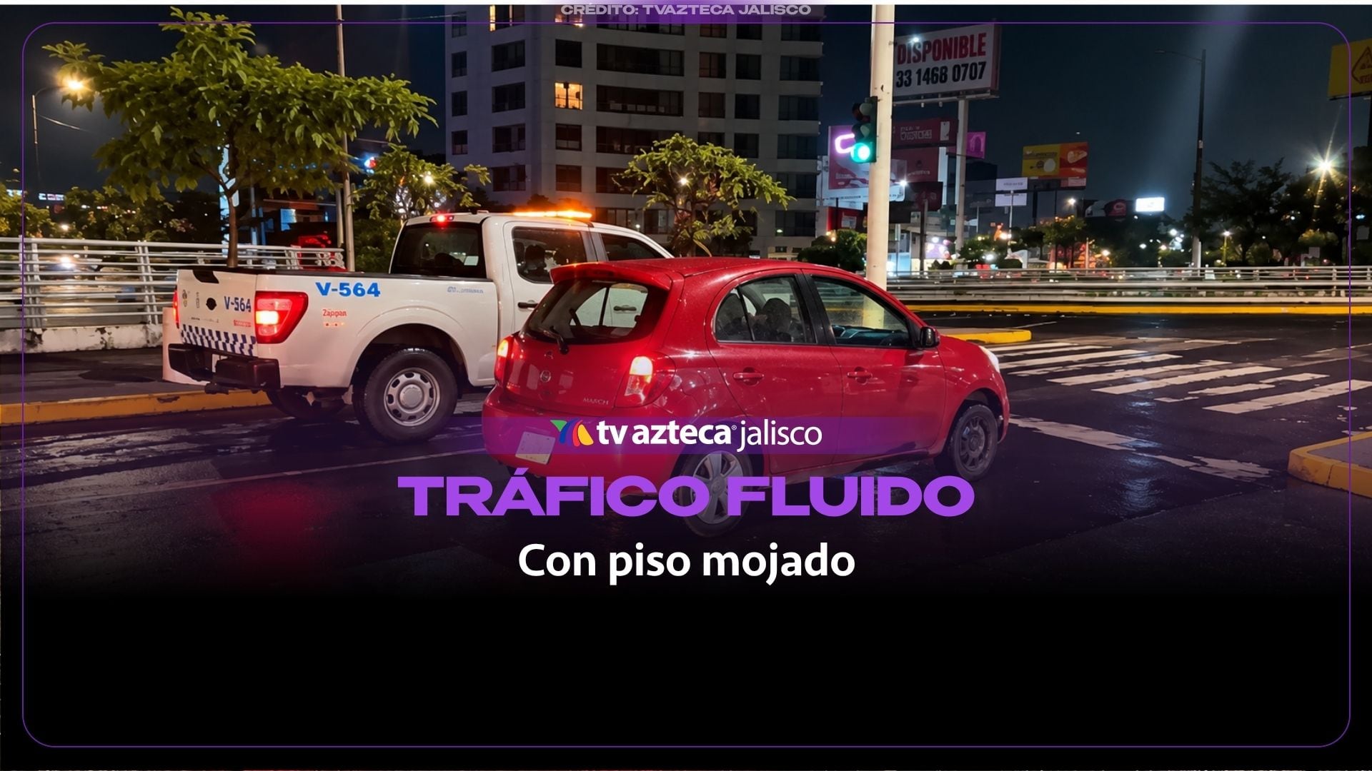 Tráfico en Guadalajara: López Mateos y 18 de Marzo presentan circulación fluida este jueves