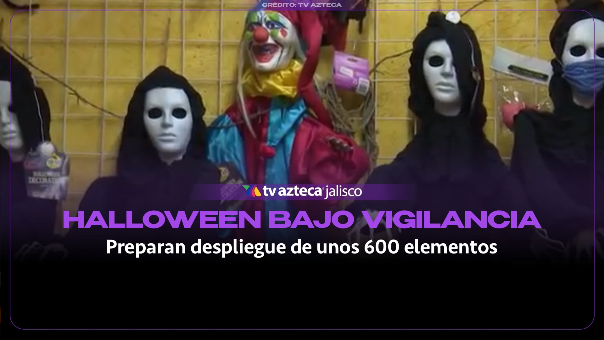 Jalisco prepara operativo con 600 elementos por Halloween y rodadas del terror