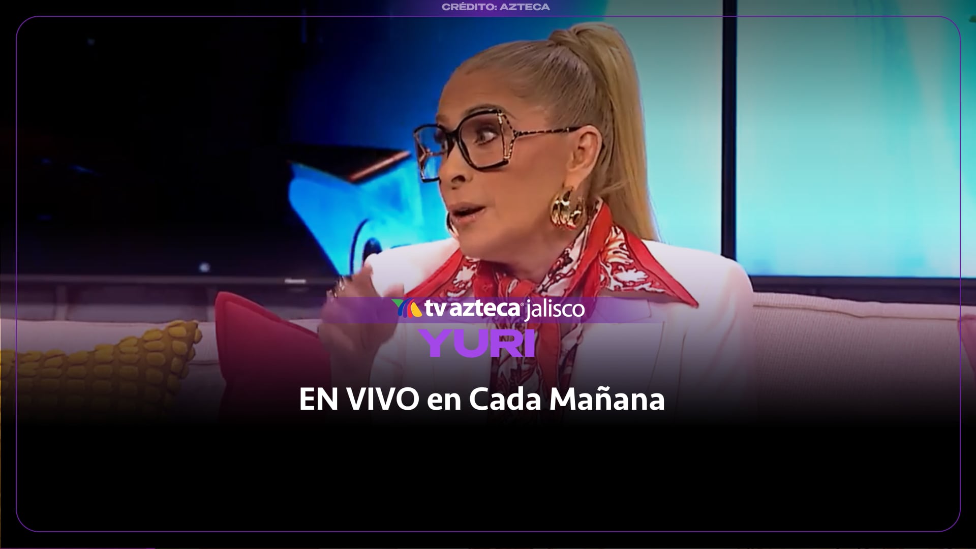 ¡Yuri nos acompaña en Cada Mañana!