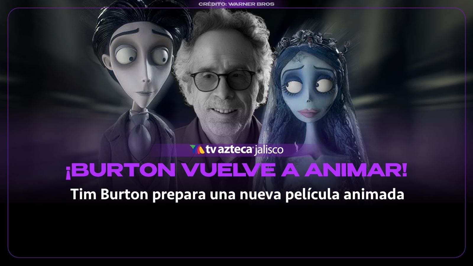 ¡Tim Burton vuelve a la animación! El director prepara una nueva película y guarda el secreto