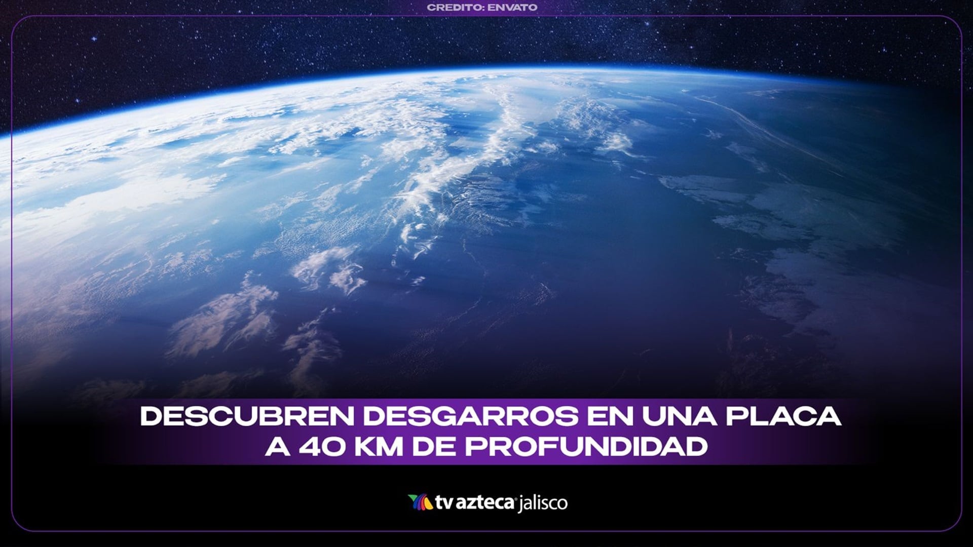 Placa tectónica se fractura y revela cambios en las profundidades de la Tierra