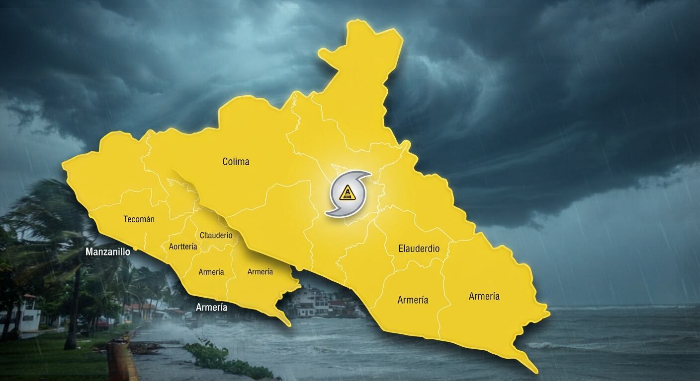 Alerta amarilla en Colima por huracán Polo: estas son las condiciones que se esperan