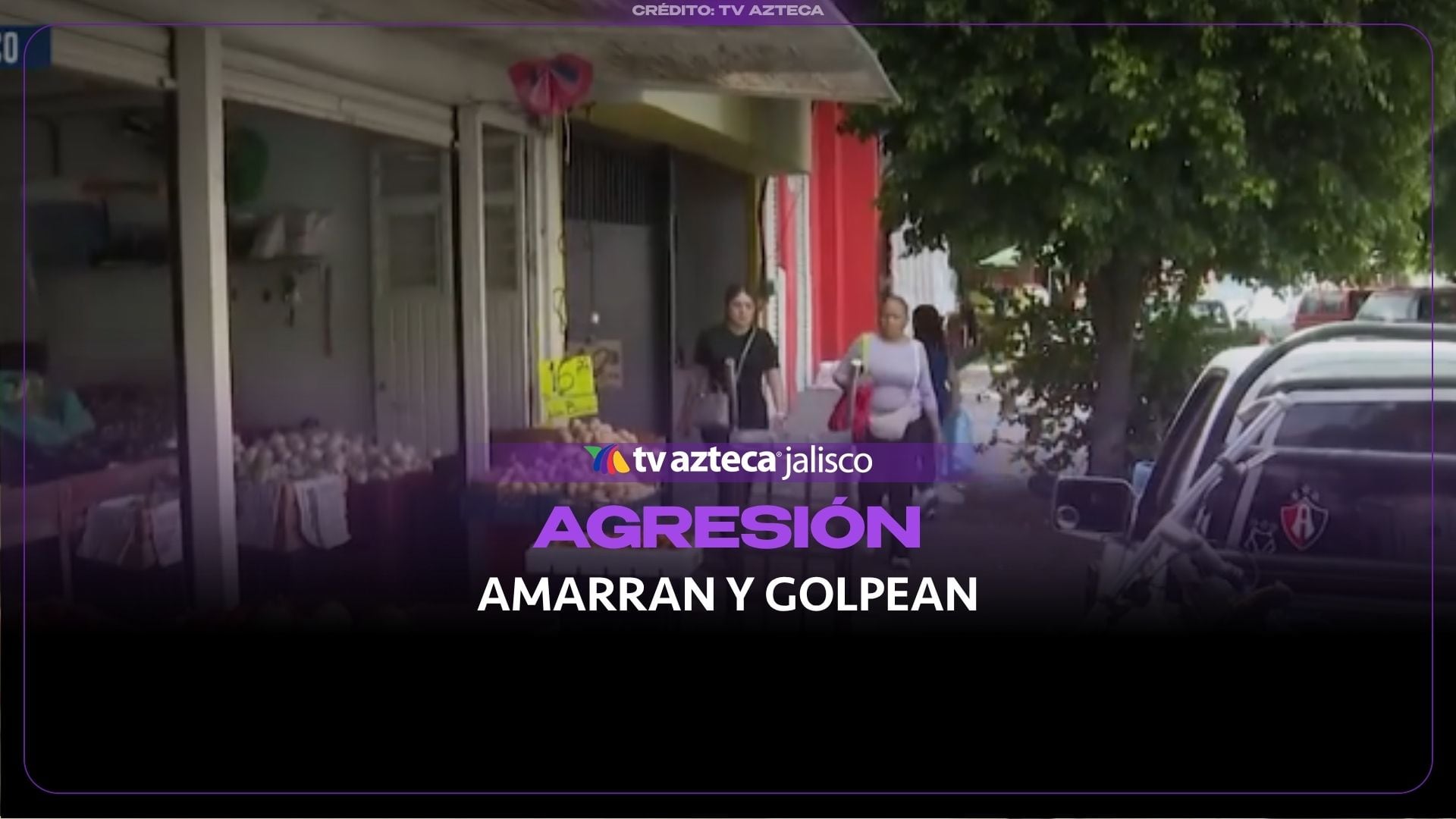 Golpean y amarran a presunto agresor en el Mercado Felipe Ángeles; no se presentó denuncia formal ante la Policía de Guadalajara