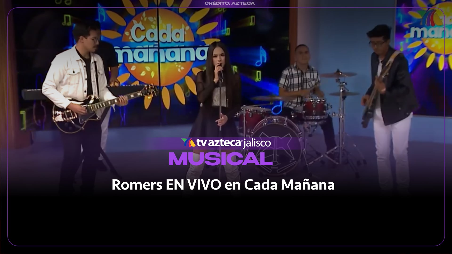 MUSICAL | Romers pone el ritmo en Cada Mañana; parte I