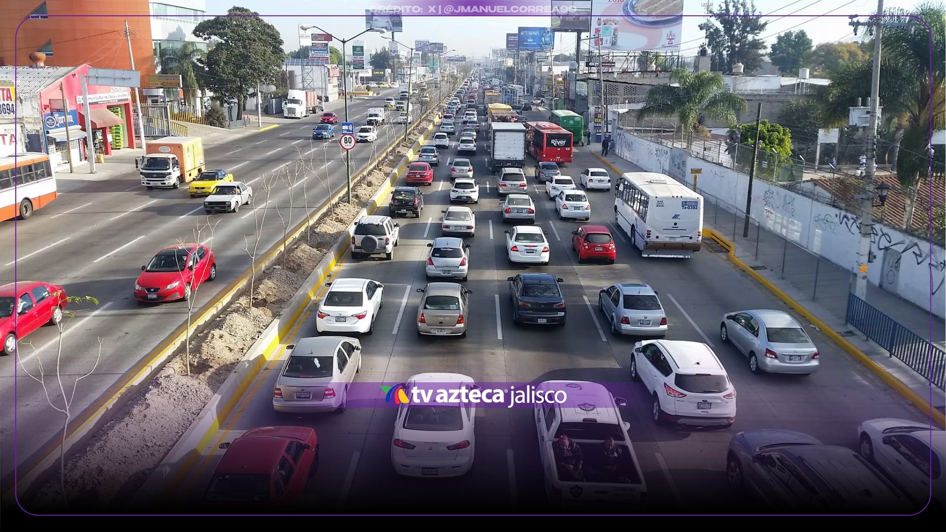 Estas son las condiciones de avenida López Mateos HOY Jueves 1 de octubre de 2026